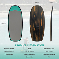 Planche à pagaie en fibre de carbone léger 105*44cm pour hydroptère surf aileron jeu d'eau pompe de pompage planche de surf