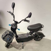 Vélo électrique à moteur sans balais 350W 48V, pas cher, neuf, 2 roues, pédales, vitesse unique, batterie intégrée, moyeu arrière, cadre en acier