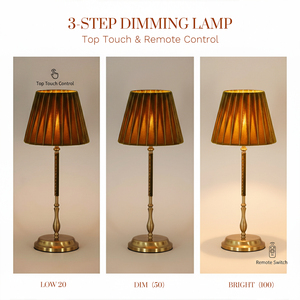 Tùy Chỉnh Có Thể Sạc Lại E14 <span class=keywords><strong>LED</strong></span> Bảng Đèn Điều Khiển Cảm Ứng Không Dây Thiết Kế Handmade Đổ Xô Chụp Đèn Cho Đám Cưới Nhà Hàng - Product Image 4