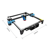 Machine de marquage laser pour miroirs en verre Low-E, gravure de miroirs personnalisés, 5,5 W, 300*300 mm, découpe laser acrylique bois