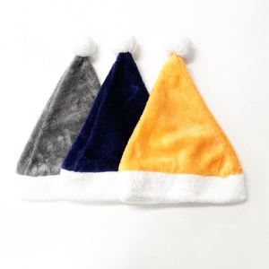 Sombrero de Papá Noel con texto personalizado impreso para <span class=keywords><strong>regalos</strong></span> de Navidad o Papá Noel secreto de Navidad Uso promocional y comercial - Product Image 6