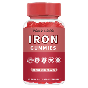 Suministro a granel fabricante de gomitas de hierro compatible con energía glóbulos rojos salud inmune suplemento de hierro suave para mujeres - Product Image 1