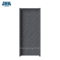 Puerta de PVC de Tamaño Estándar JHK-P63, Puerta Interior con Revestimiento Plástico, Apertura Manual, Diseño Moderno, Decoración para Apartamento y Hogar