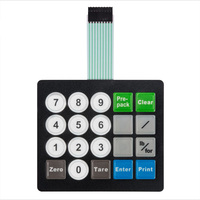 Produsen Kustom Tahan Air Tahan Lama Beralih Panel Membran Keypad Keyboard