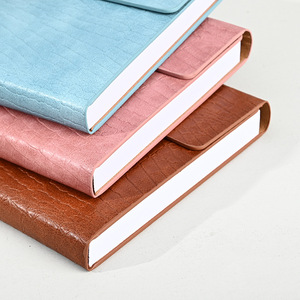 Gf Thiết Kế Mới Sang Trọng Gấp Ba Lần A5 Nhật Ký Tạp Chí Biểu Tượng Tùy Chỉnh PU Da Bìa Cứng Lịch Máy Tính Xách Tay Cho Các Trường Học Văn Phòng Nhà Cung Cấp - Product Image 3