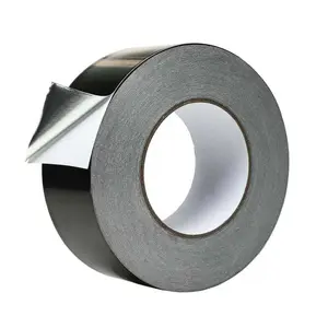 Adhesive Foil HVAC Alum Black Protection Waterproof 60U Acrylic aluminum foil bitumen tape