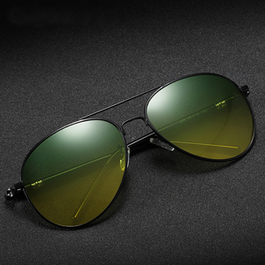 Stainless Steel Classic Wholesale Custom logo <strong>Day</strong> <strong>Night</strong> <strong>Glasses</strong> Sunglasses <strong>Night</strong> Vision <strong>Glasses</strong> for Driving - Product Image 2