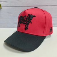 Gorra de Béisbol Formal Vintage Personalizable de 5 Paneles con Patrón de Bordado 3D, Estilo Deportivo Urbano, Visera Curva, 100% Algodón Jersey, Unisex