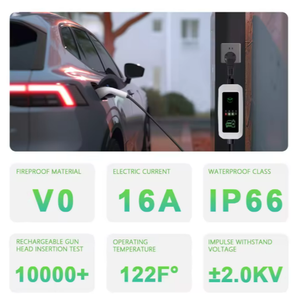 Nueva Estación de Carga Portátil Tipo 2 de 3.5KW CA, Resistente al Agua IP66, Conexión y Uso Inmediatos, Corriente Ajustable Manualmente para Reacondicionamiento/Actualización - Product Image 4