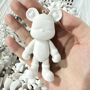 Chaude Mini bricolage petits ornements faits à la main produits créatifs fluide <span class=keywords><strong>cerf</strong></span> fluide en gros Cool ours porte-clés bijoux - Product Image 1