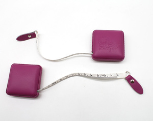 Tùy chỉnh quảng cáo vuông Vòng cơ thể di động đo băng thợ may PU da mini Băng biện pháp cho công cụ may - Product Image 5