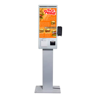Terminal de Autoservicio Android Totem de 23.8/32 Pulgadas, Quiosco de Pago, Impresora Térmica de Recibos, Pantalla Táctil de 10 Puntos, Lector de Códigos de Barras, SDK