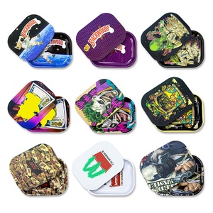 Plateau à rouler incassable, mignon, vierge, en métal, pour sublimation, avec couvercle magnétique - Product Image 2