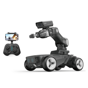 Robot Educativo F07 con Control Remoto Inteligente, Vista FPV, Brazo Mecánico Programable DIY, Evitación de Obstáculos, Chasis de Tanque 4WD - Product Image 2