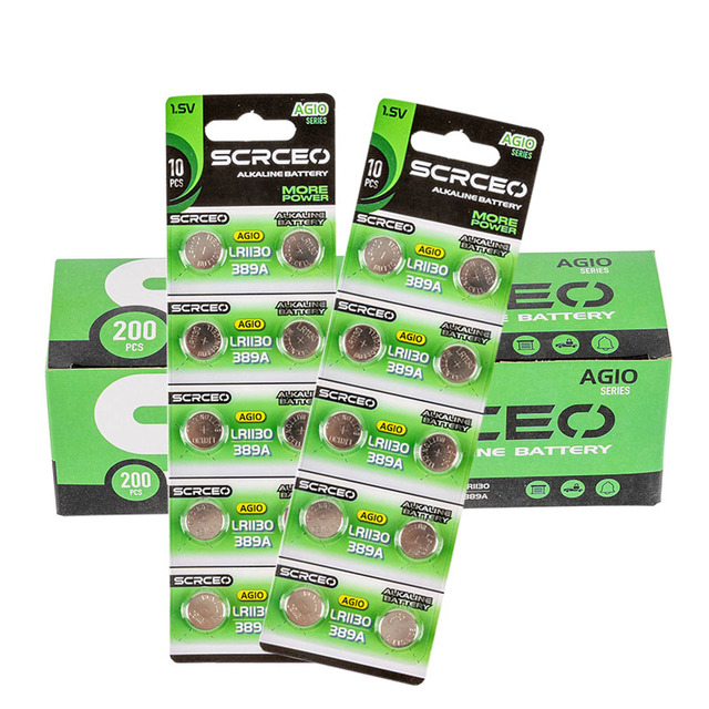 Wholesale AG10 LR1130 LR54 1.5V Alkaline Button Cell Batteries Long-Lasting for Watches Toys Leak-Proof RoHS Certified