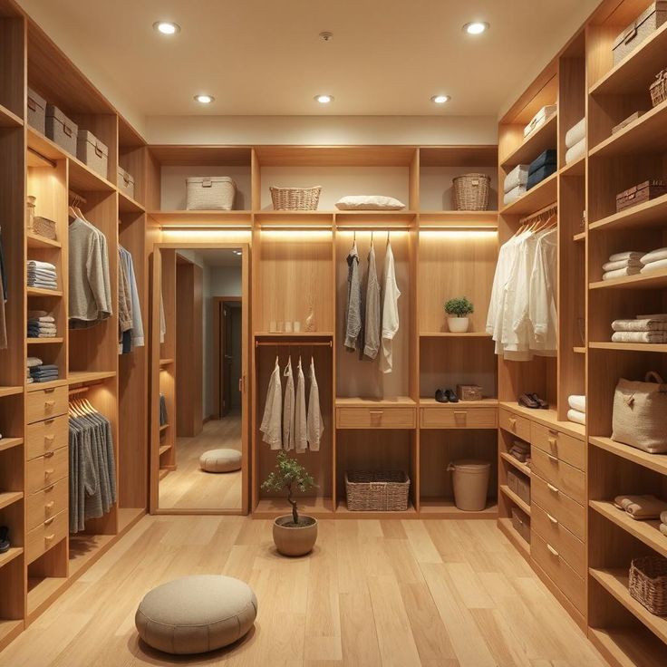 Premium Custom Walk in Closet Wooden