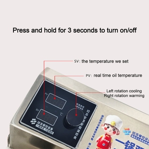<span class=keywords><strong>Friteuse</strong></span> professionnelle en acier inoxydable Hansu HSL-20LS 6000W*2 double tension 220V/380V chauffage rapide pour usage intensif - Product Image 4