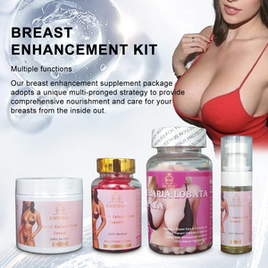 Meilleure Vente du Meilleur Complément Naturel pour la Croissance de la Poitrine chez la Femme, Ensemble de Gélules, Gummies, Crème et Sérum pour Améliorer le Galbe Mammaire - Product Image 6