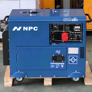 NPC 5kva 8kva Alternateur 220v 3kw 6kw Générateur Diesel Nouvelle Brosse 3 Phases Domestique De Sourdine Groupe Electrogene Diesel - Product Image 1