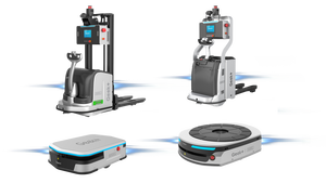 Thông minh <span class=keywords><strong>Geek</strong></span> + AGV Robot tự lái xe nâng cho hậu cần tự động hóa cho nhà máy kho Robot - Product Image 3