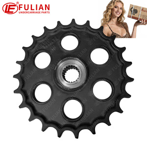 Componentes del Tren <span class=keywords><strong>de</strong></span> Rodaje, Piñón <span class=keywords><strong>de</strong></span> Cadena para Miniexcavadora Kubota KH11 KH021 KH027 KH28 KH50 KH60 - Product Image 2