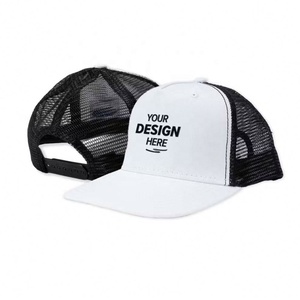 Gorra de béisbol de moda de espuma personalizada de alta calidad, gorra de camionero de malla de 5 paneles con estampado de hojaldre, estilo de tela común de verano - Product Image 1