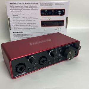 <span class=keywords><strong>Carte</strong></span> <span class=keywords><strong>son</strong></span> externe professionnelle USB pour ordinateur, sans pilote, pour streaming en direct, karaoké, enregistrement d'instruments, production musicale, contrôleur - Product Image 2