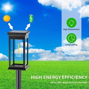 Luces Solares para Caminos, Luces Solares para Jardín Impermeables IP65, Iluminación Solar para Paisajes, para Patio, Camino - Product Image 5