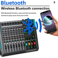 Table de Mixage Professionnelle Depusheng PA8 8 Canaux avec Connexion USB