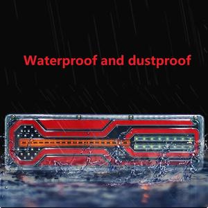Luz Trasera Dinámica Impermeable de 24V, Luz de Señal Secundaria para Camiones, Remolques y Aplicaciones de Seguridad en Fábricas - Product Image 1