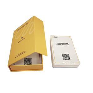Cartes <span class=keywords><strong>de</strong></span> conversation personnalisées Boîte magnétique Différentes cartes et tailles Cartes <span class=keywords><strong>de</strong></span> questions <span class=keywords><strong>Jeu</strong></span> <span class=keywords><strong>de</strong></span> cartes amusant pour les fêtes - Product Image 1