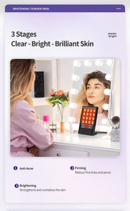 Appareil SPA LED anti-acné corps entier à petites rangées de lumières, soin intensif, réduit les ridules et les pores, renforce et revitalise la peau - Product Image 2