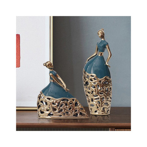 Accessoires <span class=keywords><strong>de</strong></span> décoration pour filles <span class=keywords><strong>danseuses</strong></span> <span class=keywords><strong>modernes</strong></span> en céramique <span class=keywords><strong>de</strong></span> luxe Articles d'ameublement en gros pour décorations <span class=keywords><strong>de</strong></span> maison <span class=keywords><strong>de</strong></span> luxe - Product Image 5