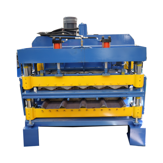 High Efficiency Durable Double-Layer Roof Tile Making Machinery Single Machine for Floor Tiles with Core Components Gear Bearing