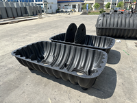 Biodigesteur domestique de 0,6 m3 à 2,5 m3 pour le traitement des eaux usées, système de drainage des toilettes, mini fosse septique en PP HDPE