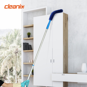 Dụng Cụ Vệ Sinh Gia Dụng Cung Cấp Nhựa Màu Xanh Linh Hoạt Uốn Cong Bàn Chải Ống Cong Duster Với Tay Cầm Dài Tùy Chọn - Product Image 4