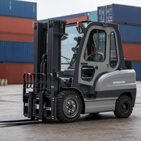 Chariot élévateur électrique industriel 4 tonnes 5 tonnes à batterie lithium CE MSDS 60V avec déplaceur latéral, hauteur de levage 3m, pour logistique intérieure, à vendre