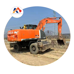Excavatrice sur pneus Hitachi ZX210W-3, engin de construction ZX210W ZX210W-5 ZX150W ZX160W ZX100WD - Product Image 1