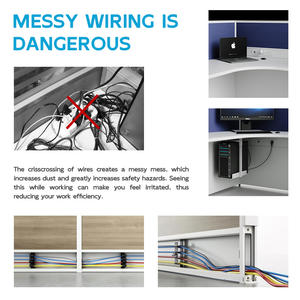 Parete Divisoria per Ufficio Moderna con Telaio in Legno e Vetro, Pannelli Flessibili e Regolabili Satinati/Trasparenti, Facile Installazione - Product Image 5