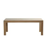 Table à manger en bois massif de style nordique, design luxueux et léger, rectangulaire, meubles pour la maison, pour salle à manger/salon/bureau