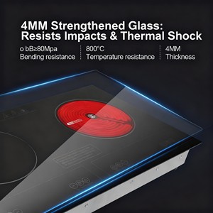 3000 Wát giá thấp chất lượng tốt nhất Glass Bảng điều chỉnh cảm ứng điện Cook Top Bếp cảm ứng - Product Image 5