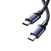 UGREEN Kabel Data Tipe C Dua Kepala 240w, Kabel Pengisian Daya PD Pengisian Cepat, Kompatibel dengan Perangkat Apple 17/16/16