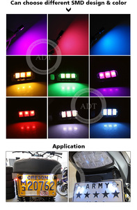 Lumière de plaque d'immatriculation LED universelle 12V pour moto, lumière arrière LED pour Maverick R Ridge Wolverine Talon Uforce - Product Image 5