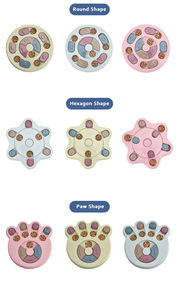 Produttore all'ingrosso zampa rotonda di figura di esagono di <span class=keywords><strong>dog</strong></span> smart alimentatore giocattolo - Product Image 6