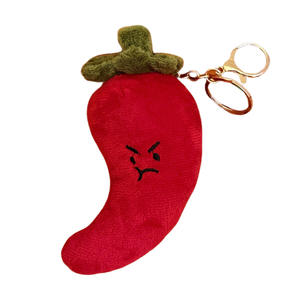 Porte-clés en peluche de légumes créatifs et mignons, simulation douce, pendentif amusant pour sac à dos, série de jeux alimentaires - Oignons, gingembre, ail, 8-12 cm, anime - Product Image 2