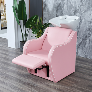 Fauteuil de lavage de cheveux moderne pour salon de beauté, inclinable et réglable avec repose-pieds, vente en gros, offre spéciale - Product Image 6