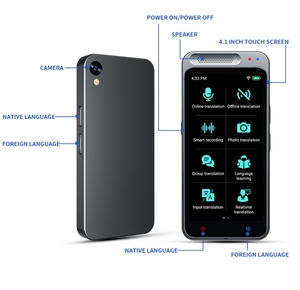 4.1 inch Màn hình rộng Z6 ai thông minh máy dịch 138 ngôn ngữ thời gian thực ghi âm giọng nói và dịch văn bản thiết bị - Product Image 3