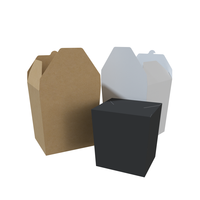 Caja de Embalaje para Alimentos, Papas Fritas, Alitas de Pollo, Nuggets de Pollo Frito, Contenedor de Comida Rápida, Lonchera