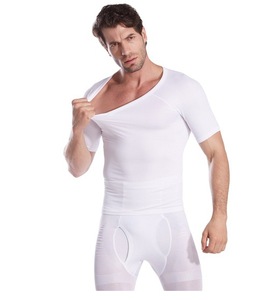 Nouveau vêtement de mise en forme du corps à manches courtes pour homme, vêtement de mise en forme abdominale - Product Image 2