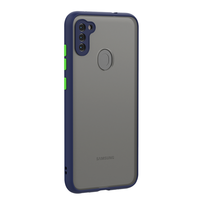Coque arrière translucide en tpu pour Samsung A11, étui de protection contre la fumée, mat, bon marché